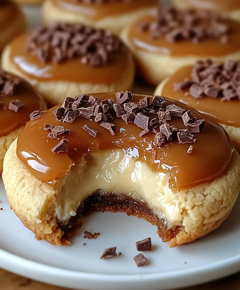 Caramel Cheesecake Cookies